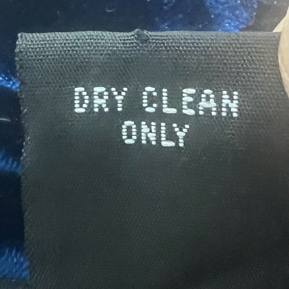 Grace Elements Blue Velvet Duster Cardigan Medium Whimsigoth Fairy Grunge Witchy - Picture 8 of 9